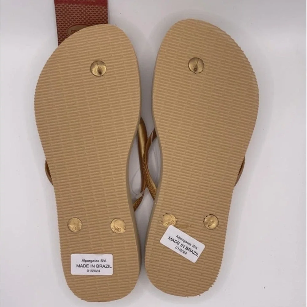 ONLY PAIR!  W's 7/8 | Havaianas Slim Flatform flip flops sandals | SLIM0019